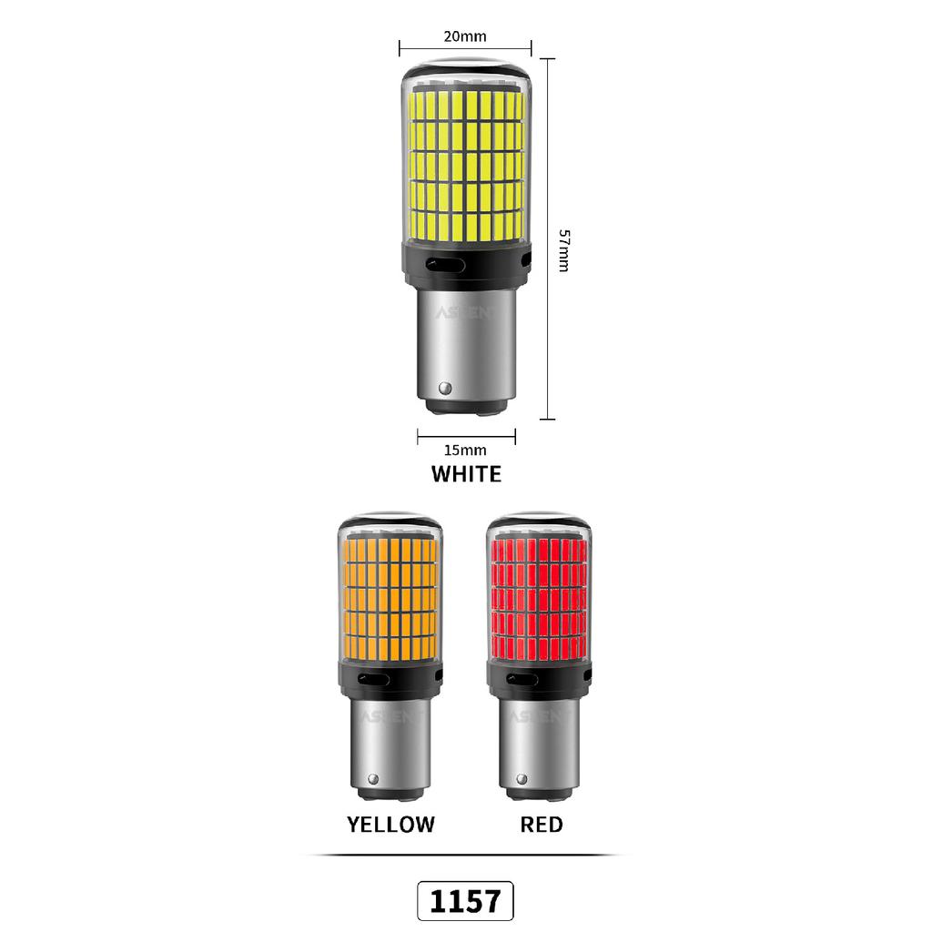2pcs 3157 P27/7W T25 7440 W21W T20 W21/5W 7443 P21/5W P21W BA15S PY21W BAU15S LED Bulbs 3600LM 4014 150SMD Turn Signal Light Bulbs 7