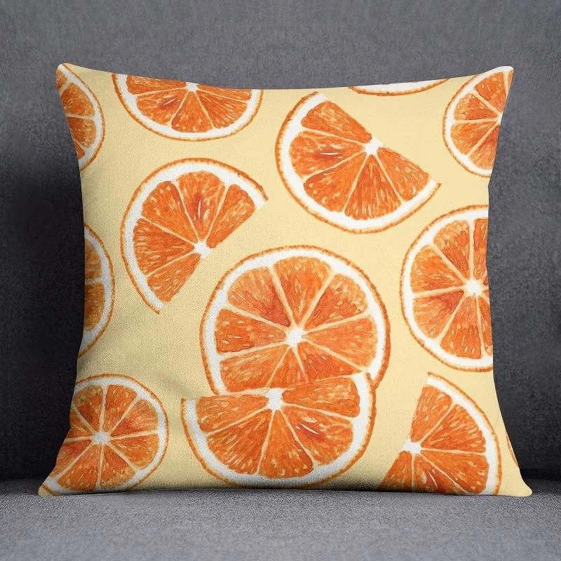 Летний фруктовый узор наволочка для украшения автомобиля офис гостиная диван дома наволочка