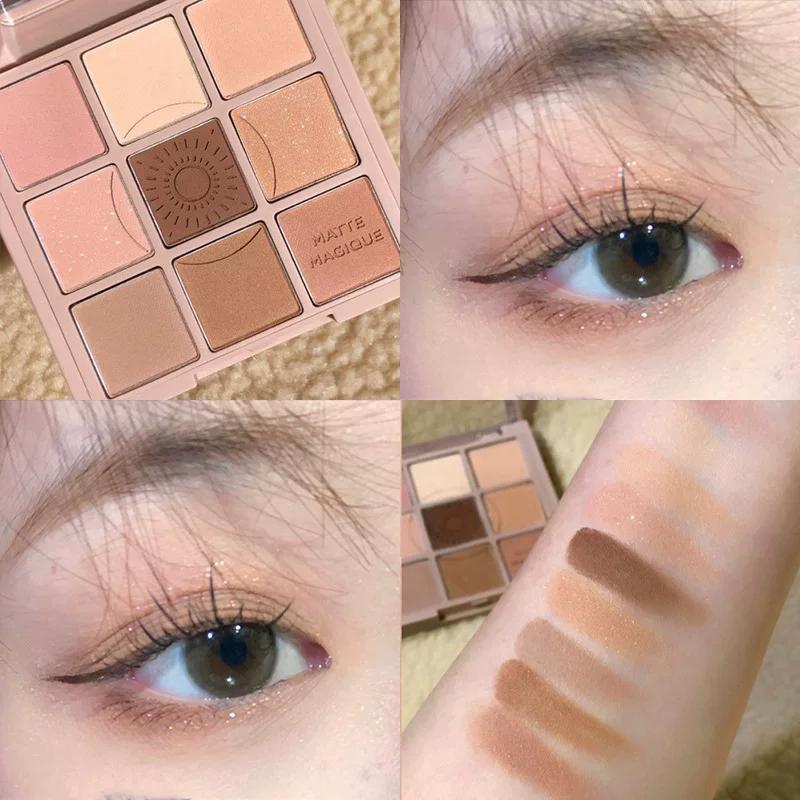 Little Red Book Recommendation Earth Color Eye Shadow Plate Anti-Genuine Goods No Water Makeup 2024 New Flagship Store Official Makeup