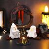 Halloween Ornament 3d Printed Decoration Spooky Ghost Campfire Nightlight Halloween Decoration for Home 3d Printed Statue