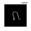 100PCS Hook Earrings PC Allergy Proof Eardrop Earring Easy Matching Eco Friendly Jewelry Accessory Women Party Gift