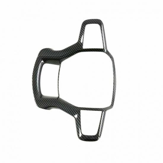 Для Chevrolet Blazer 2019-2022 Накладка на руль автомобиля из АБС-пластика с отделкой из углеродного волокна