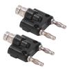 2PCS J.20022 4mm Banana Plug Connector BNC Female To Double Row Banana Connector Adapter