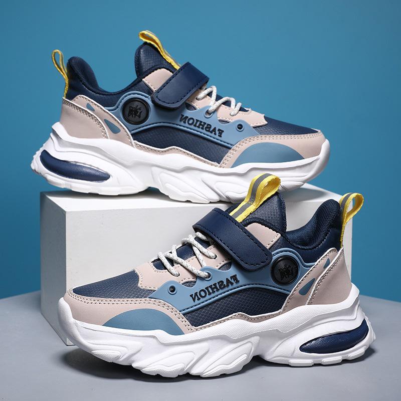Детские спортивные кроссовки - Новинка Весна/Лето 2025 - Сетчатые, Модные, Для мальчиков среднего и большого размера