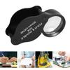 30mm Handheld Lens Mini Jewelry Loupe Optical Glass Magnifying Jeweler Eye Glass Magnifier