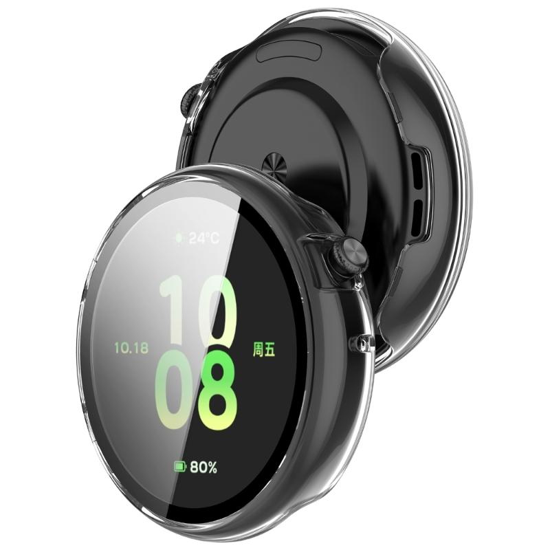 Чехол для Watch Fit 44 мм с Защитой Экрана из Закаленного Стекла и Жестким PC Защитным Бампером Аксессуары для Умных Часов