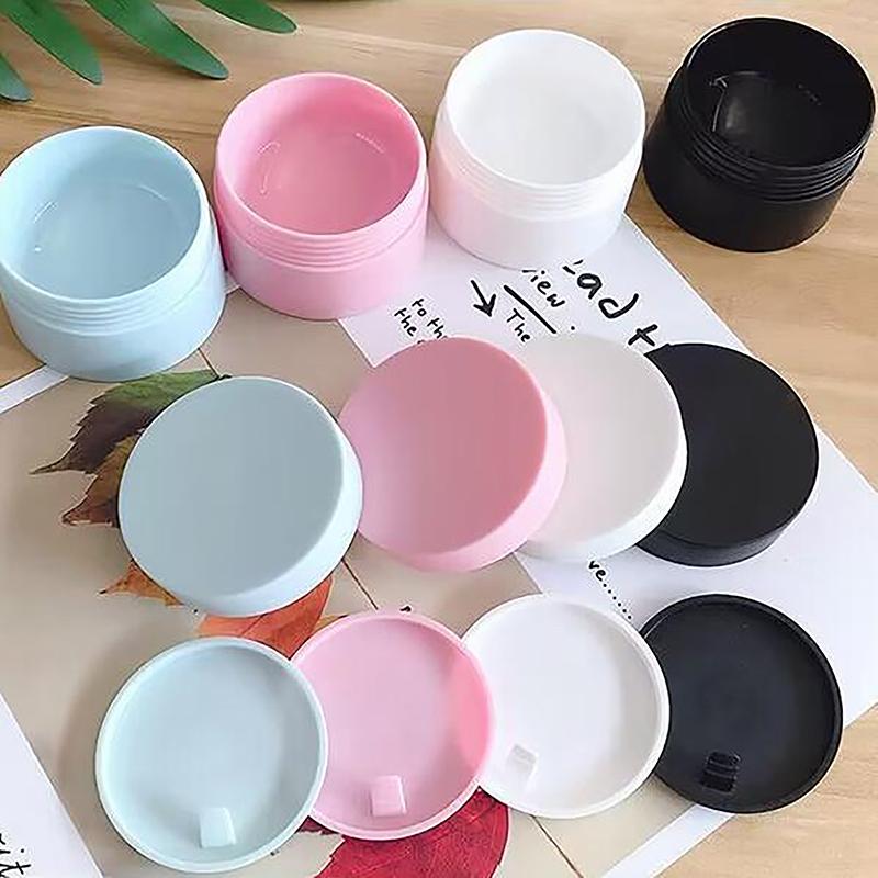 Empty 5/15/20/30/50Ml Travel Small Covers Plastic Cosmetic Pot Jars With Lids For Face Cream Lip Balm Containers Makeup Box