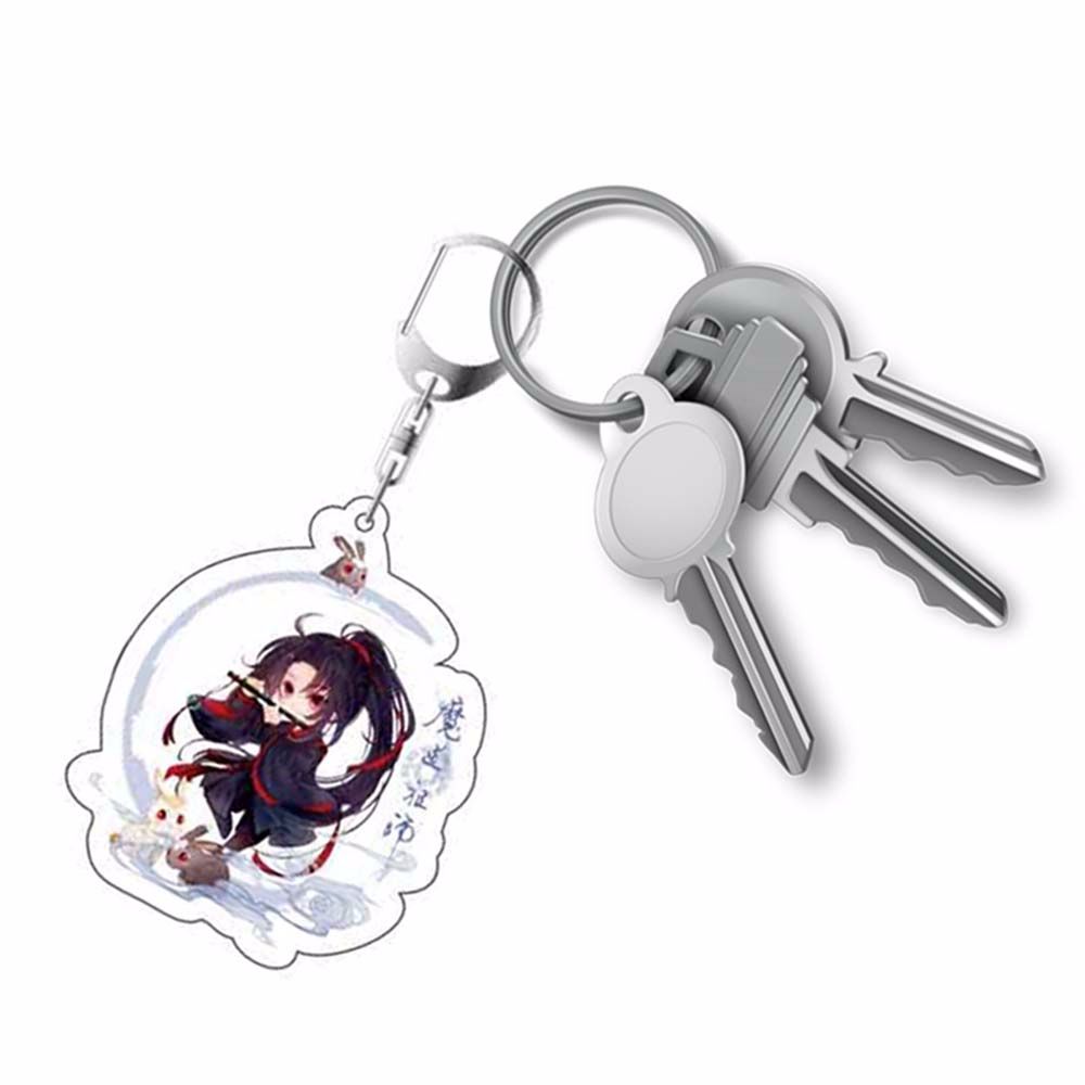 Car Interior Accessories Wei Wuxian Acrylic Keychain Key Rings Key Ring Holder Mo Dao Zu Shi