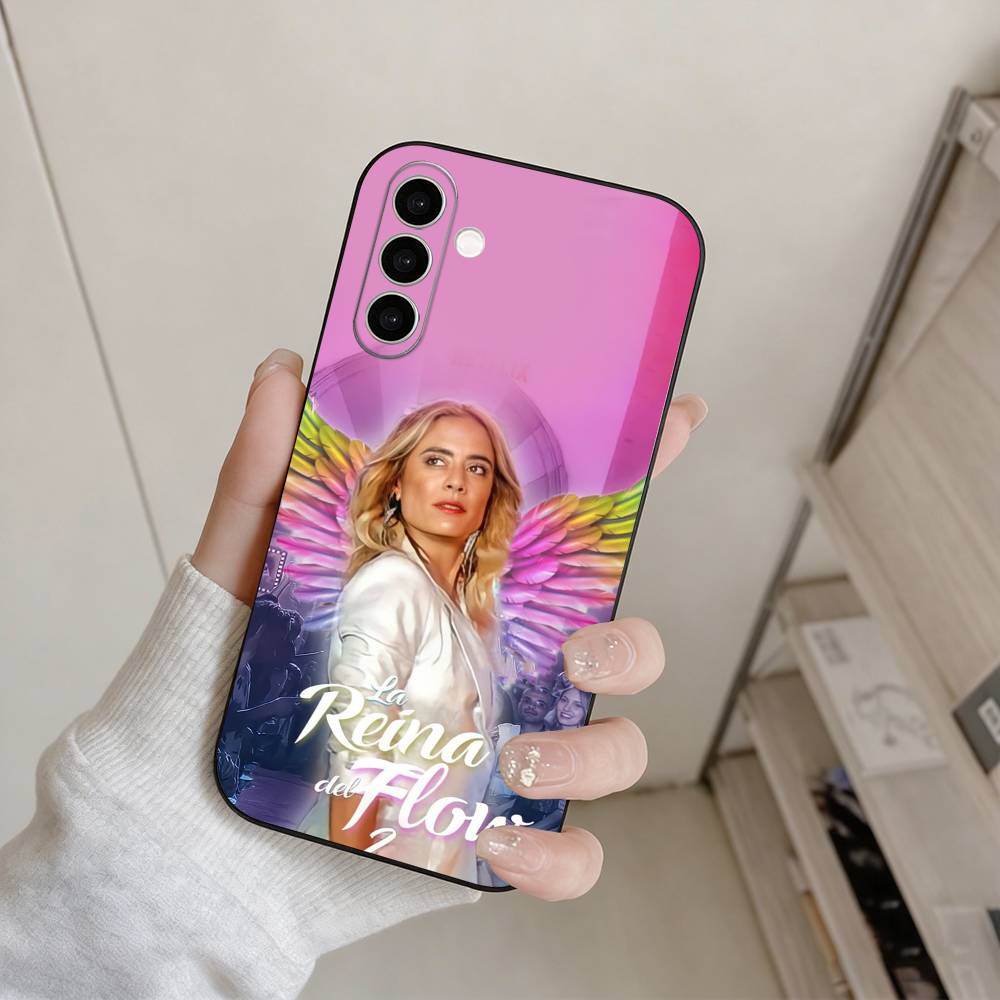 Чехол для телефона «Королева Flow» для Samsung Galaxy A73, A72, A71, A70, A53, A52, A51, Другие Мягкий черный чехол