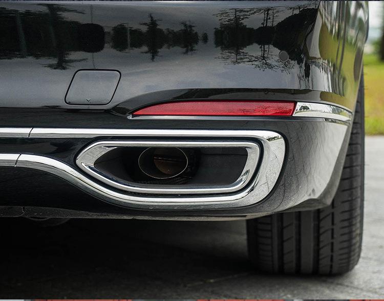 BMW 7 Series Rear Lip & Exhaust Decorative Strips for 730Li, 740Li, 750LI by Mansory