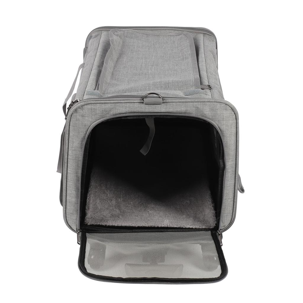 Переноска для домашних животных Многоцелевая портативная дышащая складная съемная переноска на колесах для собак и кошек