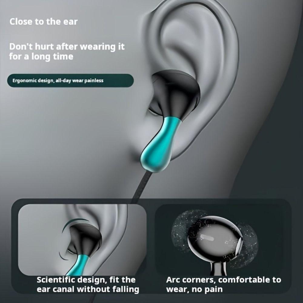 Noise Reduction Wired Headphones HD Mic Type C&3.5mm Earphones Hifi Stereo Headset Music