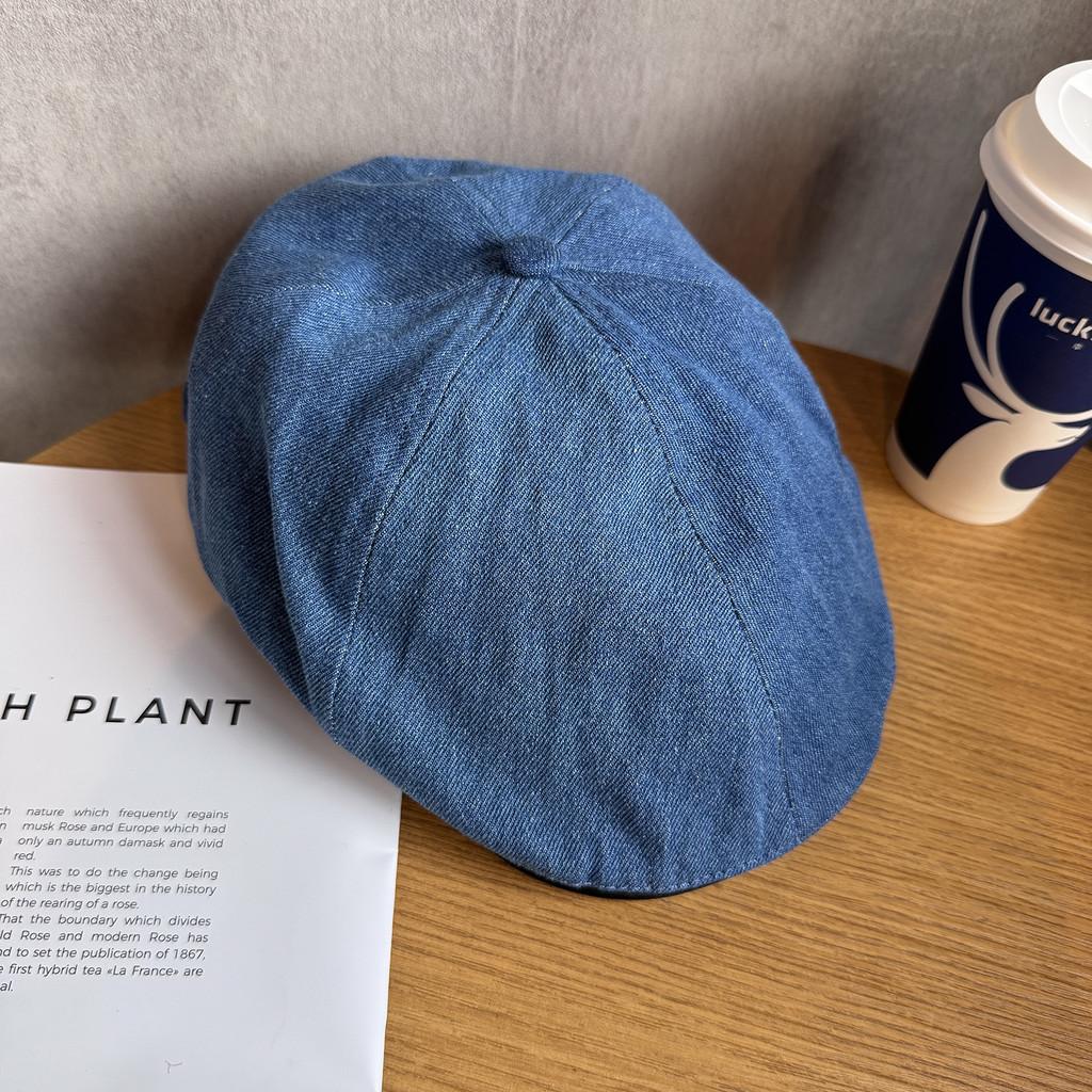 Denim Cotton Baseball Cap With Sun Protection Breathability For Casual Wear