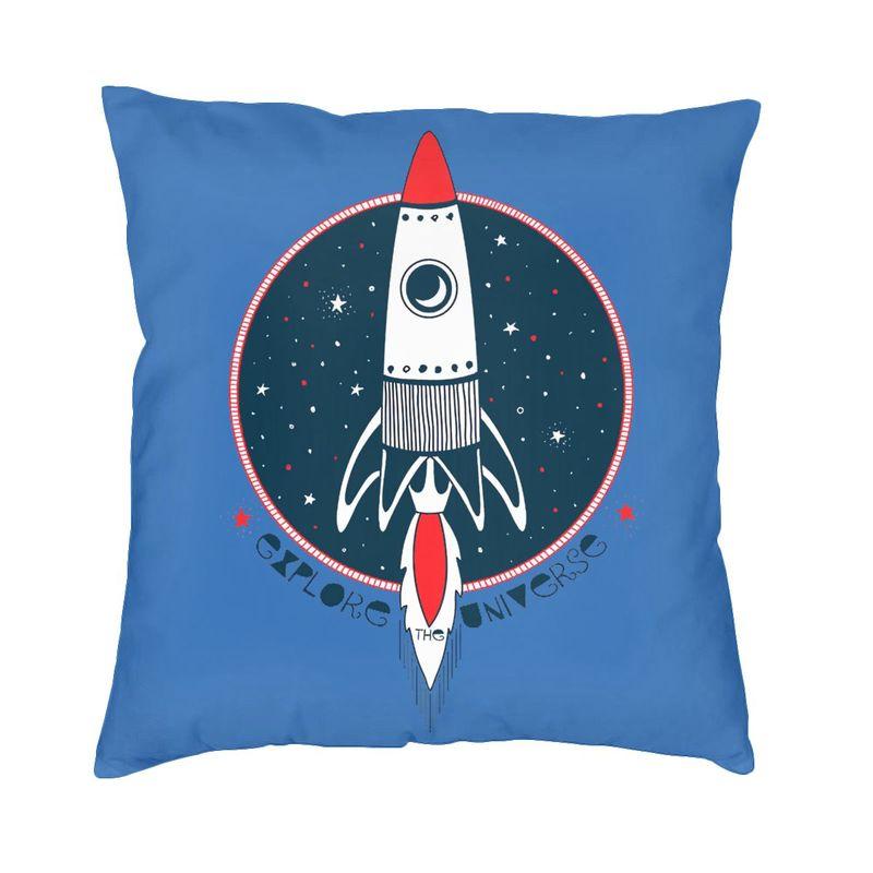 Наволочка Planet Express 40*40 см, украшение для дома, космическая ракета, космический корабль, наволочка, квадратное постельное белье, наволочка для дивана