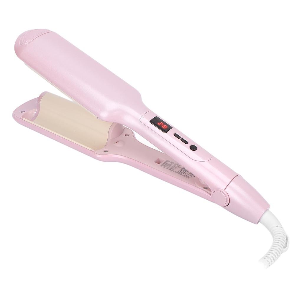 Curling Iron Intelligent Constant Temperature 30s Heating PTC 360 Degree Rotation Double Tube Hair Waver for TravellingEU Plug 220V