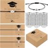 Hand Woven Compass Charm Wristband The Adventure Begins Graduation Party Favors  College Graduation