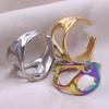 Fashionable Comfortable Rings Unique Irregular Alloy Rings Fashion Accessory Comfortable Wear Ring for Stylish Outfits
