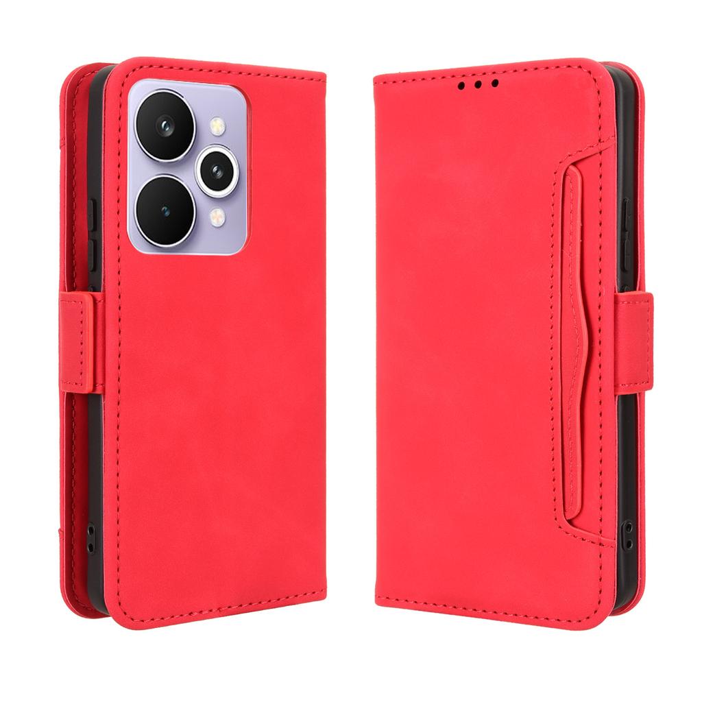 Для Realme 15 5G/Realme 15 Pro 5G Кожаный чехол Обложка-кошелек для телефона с несколькими отделениями для карт