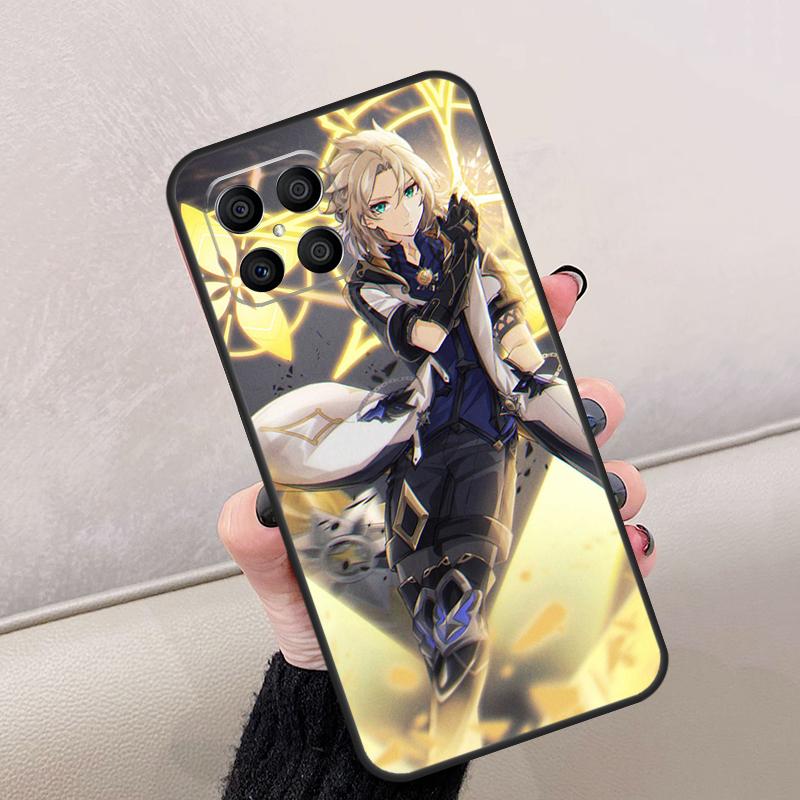 Genshin Impact Albedo For Honor Magic 8 7 5 6 Lite Чехол Для Honor 200 400 Pro X9d X9c X9b X9a X8c X8b 70 90 Win RT