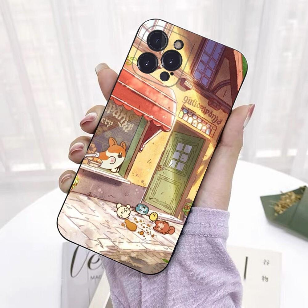 Cute Corgi Phone Case For iPhone 6 7 8 Plus 11 12 13 14 Pro SE 2020 MAX Mini X XS XR Back Funda Cover