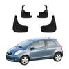 4PCS Car Mud Flaps Splash Guards Mudguards Car Mud Flaps Compatible with Toyota Yaris 2005 2006 2007 2008 2009 2010 2011