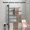 Барная стойка для хранения полотенец с постоянной температурой сушки для ванной комнаты, бытовая настенная интеллектуальная вращающаяся электрическая сушилка для полотенец