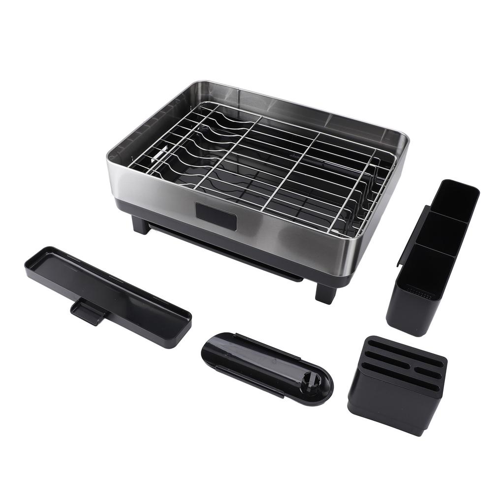 Сушилка для посуды из нержавеющей стали, устойчивая к высоким температурам, легко моется, экономит место