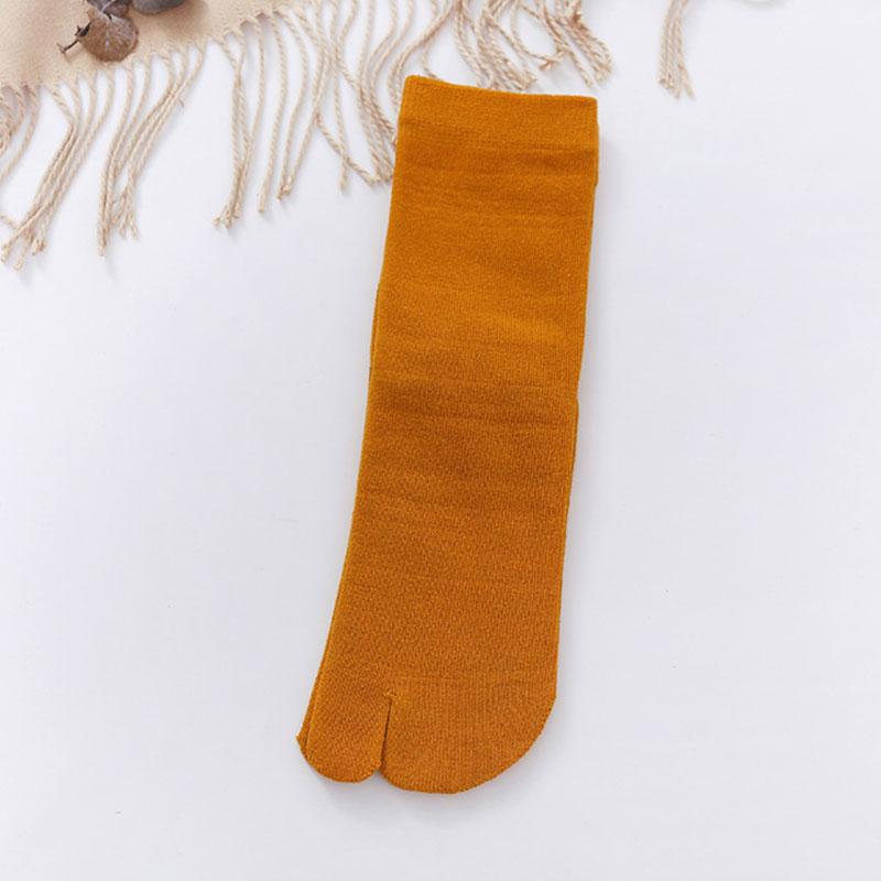 1 пара однотонных кимоно для пары, шлепанцы, носки-таби, сандалии с раздельным носком, хлопковые носки с двумя носками