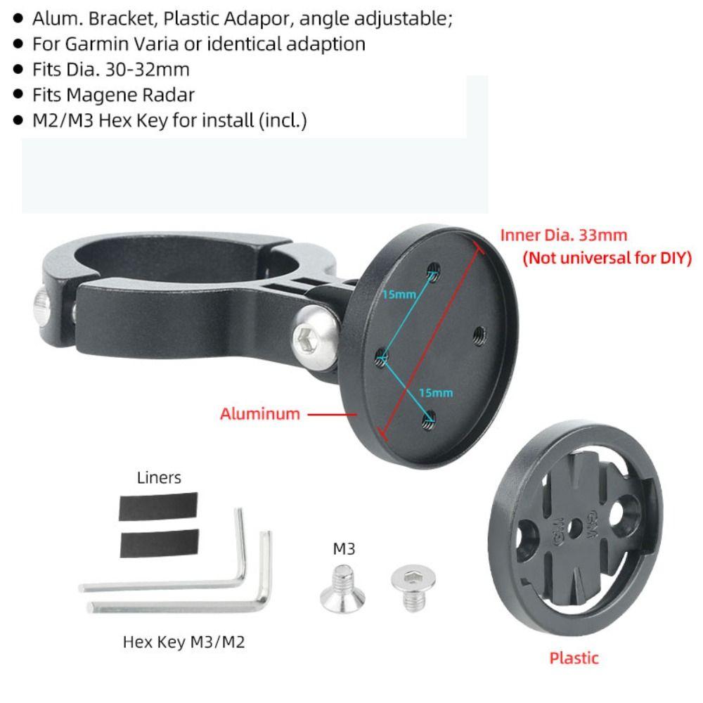 Lamp Holder Radar Rearview Seatpost Mount Led Lamp Stand Bicycle Saddle Rail Rear Light Bracket