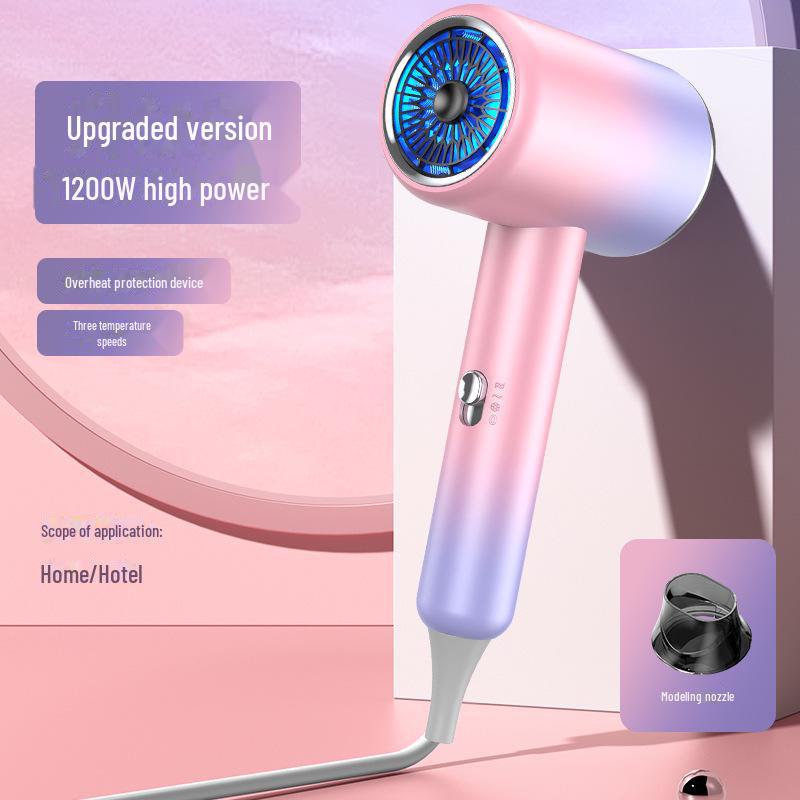 Фен высокой мощности с цифровым дисплеем, интеллектуальной регулировкой температуры и технологией Blue Light Ion