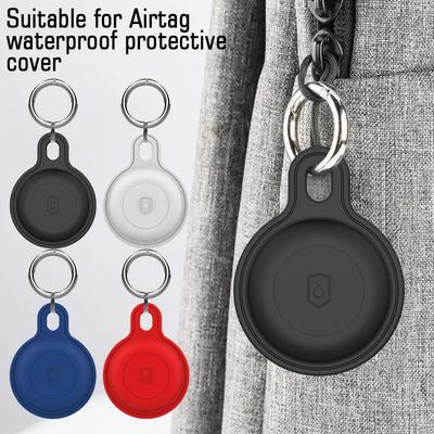 Силиконовый брелок для Apple Airtags чехол защитный 360. Чехол для ключевых аксессуаров Water F8N6