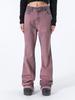 Yiiel Rivet Logo Boots Cut Pants Pink
