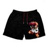 Ippo Shorts Pants Boxing Muay Thai Kickboxing Training Japan Cartoon Anime Animation 3D Print Gym Sport Workout Fitness Cosplay Unisex Men Women