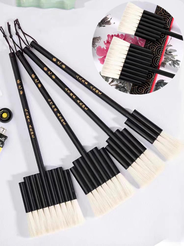 Wool Shading Pen Hand Row Brush Board Art Supplies for Artist Watercolor Chinese Painting Render Paint Background Brush Pen