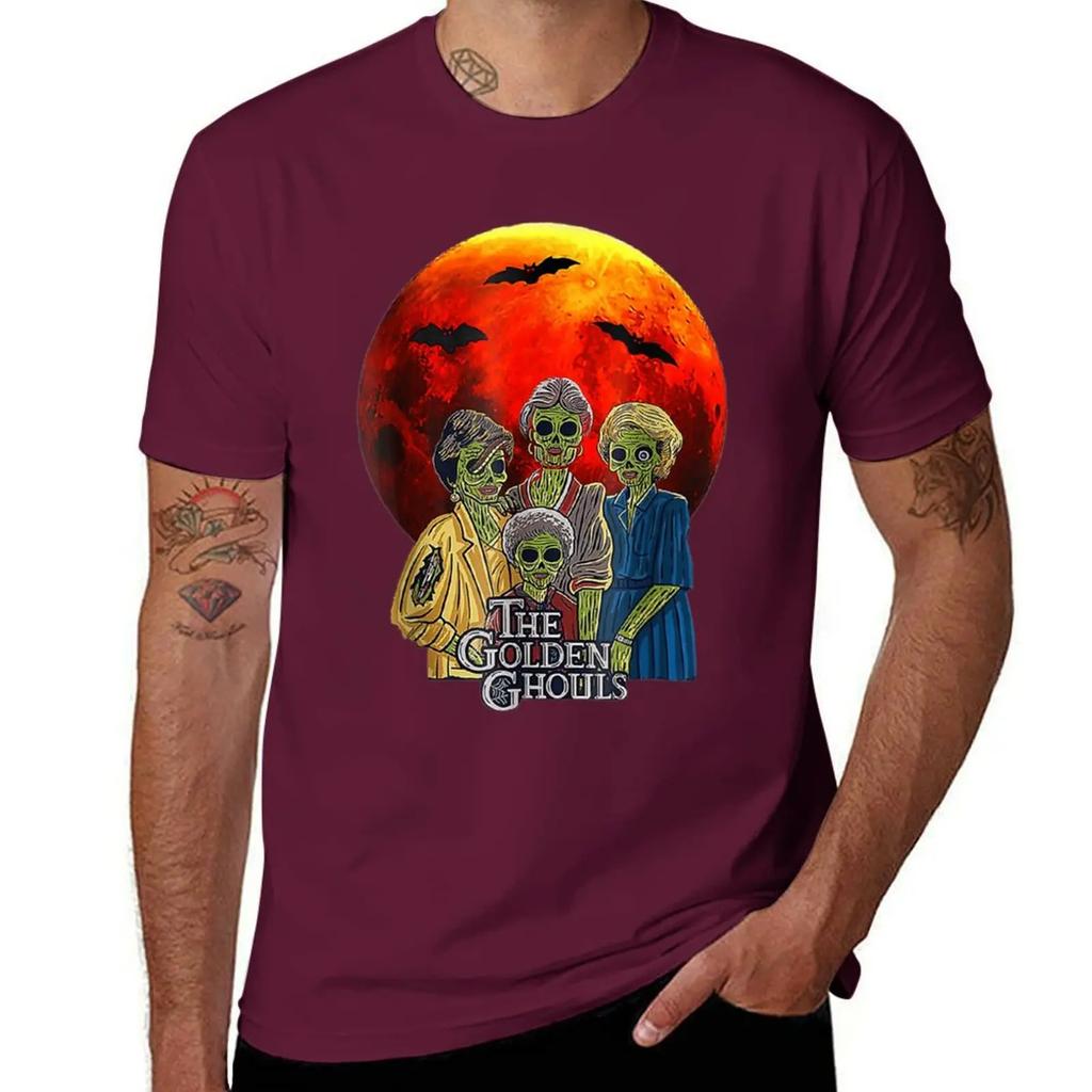 Футболка The Golden Ghouls аниме футболка графика черные мужские футболки