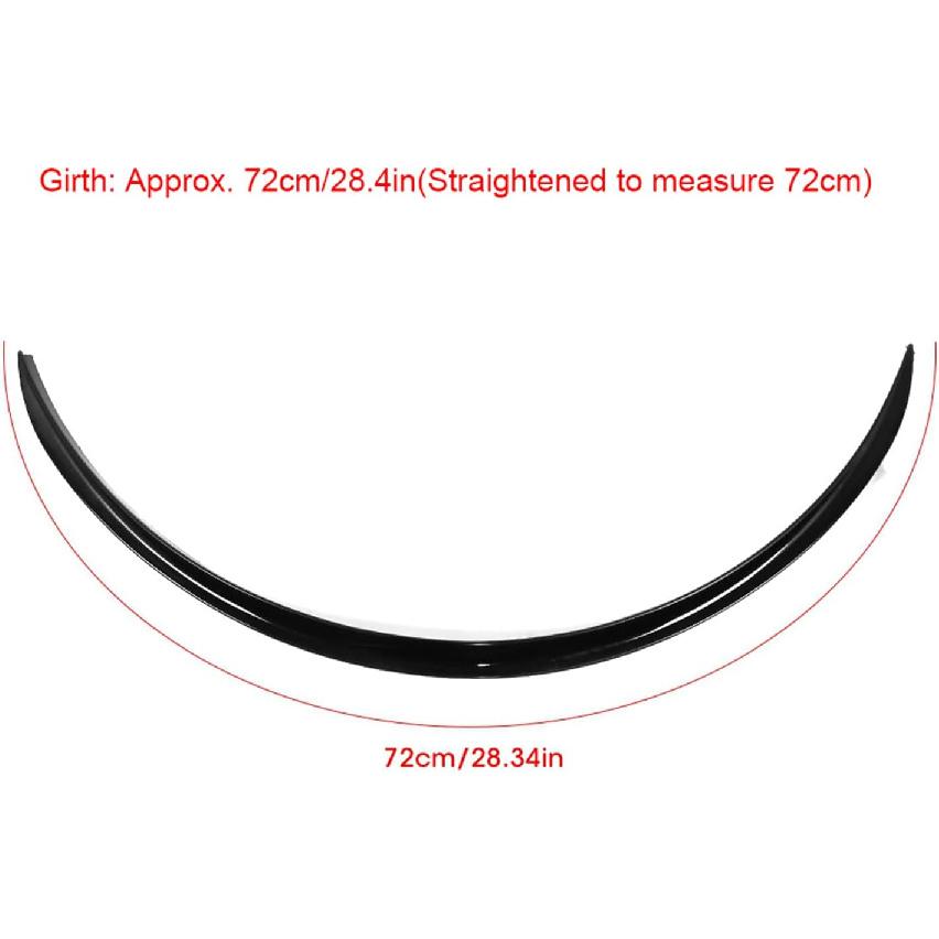 Накладка-губа на колесную арку, Защитная крышка от царапин, Прочная, Универсальная, 28,4 дюйма, для автомобилей, грузовиков, внедорожников, Черная