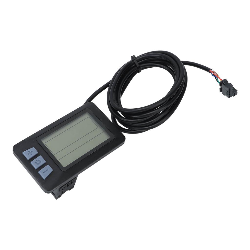 Electric Bike LCD Display Waterproof Compact Light Weight Electric Scooter Display Panel 24V 36V