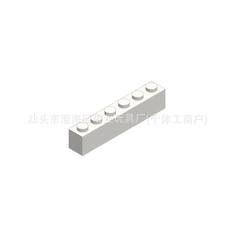Compatible MOC Bricks 3009: Small 1x6 Stud Parts, Starting at 0.5kg