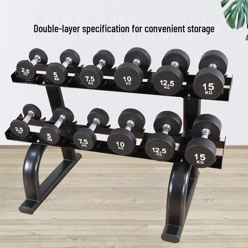 Commercial 6-Pair Dumbbell Rack