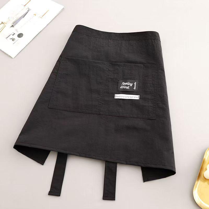Single Item Restaurant Waitress Apron for Women with Extended Waist and Strong Seams in Canvas Material