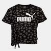 PUMA Girls' Kids' Spotted Tie-Dye Printed T-Shirt