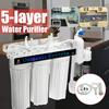 5 Stage 5-layer White Water Filter System Reverse Osmosis Filtration Drinking Fountain Home New