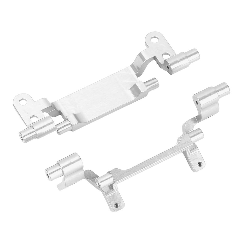 RC Pull Rod Base Set Replacement for MN168 MN78 1 12 Metal Front and Rear Remote Control Car Pull Rod Base Silver