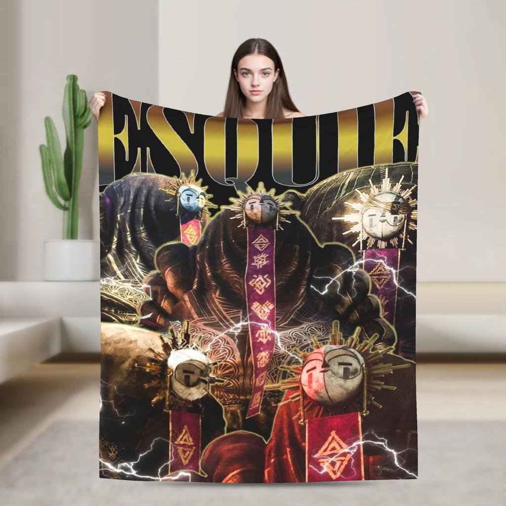 Esquie Clair Obscur Expedition 33 Game Blanket Plush Awesome Breathable Throw Blanket for Bed Sofa All Season