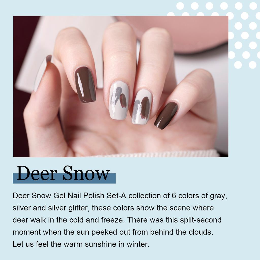 MAYJAM 6 шт., осенне-зимний набор гель-лаков для ногтей, замачиваемый УФ-лампа для ногтей, желтый, оранжевый, коричневый, серый гель-лак для выходного дня, гель-лак для ногтей, маникюрный набор