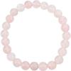 Natural Stone Bracelet - Rose Quartz - 24 Beads - Adult - Unisex