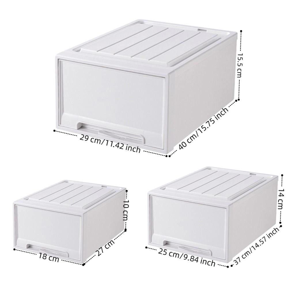 Пластиковый ящик для хранения Комбинируемые прикроватные контейнеры для хранения Гардероб