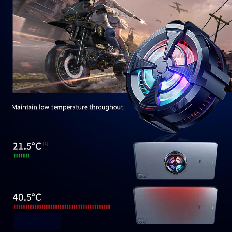 AL02 Мобильный телефон Cooler сотовый телефон быстрое охлаждение магнитный полупроводниковый радиатор чехол с RGB подсветкой