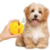 Squeaky Round Pet Toys - Pig & Chicken Head Shapes, Chew Toys for Puppies, Teeth Cleaning & Grinding, Durable Dog Play Toys,