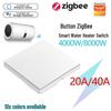 Умный ZigBee настенный выключатель для водонагревателя с голосовым управлением Alexa